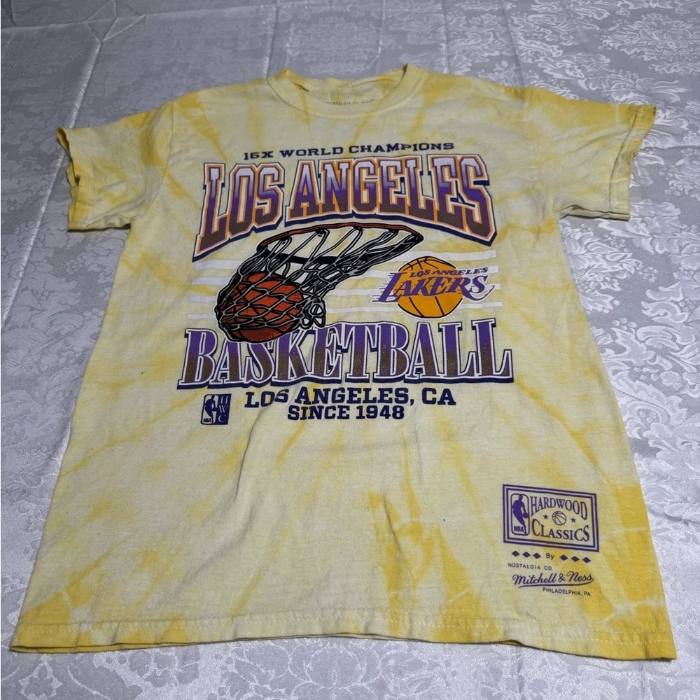 Mitchell & Ness Los Angeles Lakers tie-dye t-shirt